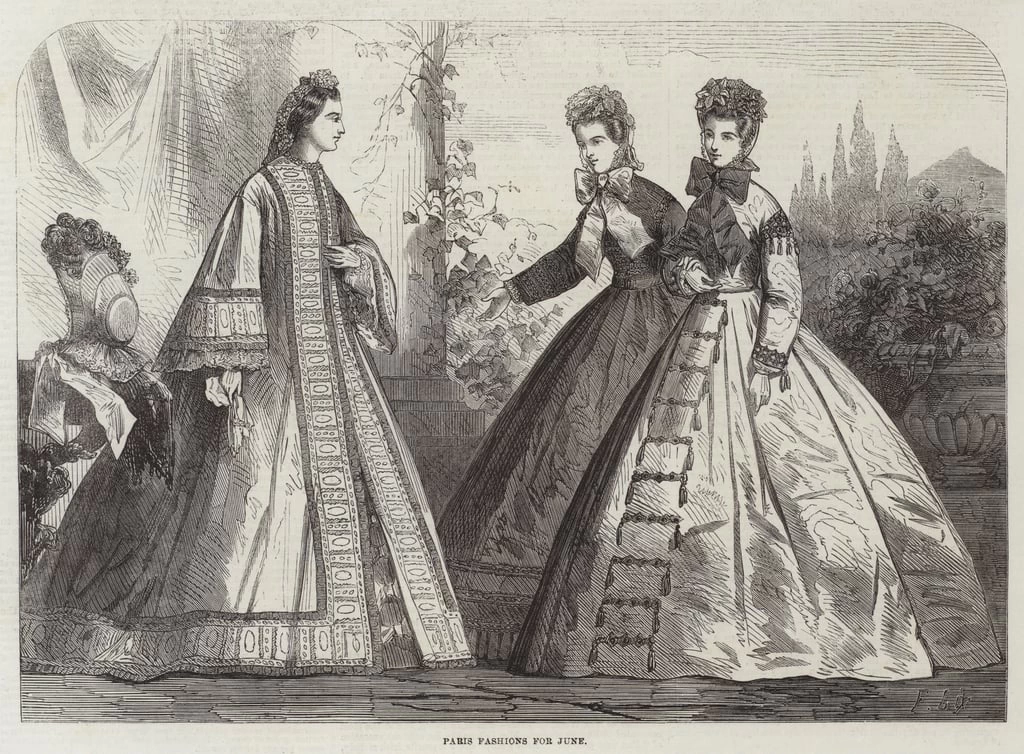 Frederic Theodore Lix - Moda di Parigi per giugno